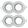 thumbnail image 2 of 4-Piece Brushed MR11 Light Kit with 50mm 60mm Hole Recessed GU4 Satin Face Down Light Fixture Shell Accessories, 2 of 2