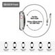 thumbnail image 5 of Correa magnética Compatible con Apple Watch, correa milanesa de malla con lazo ajustable, pulsera de Metal para correa de Apple Watch aplicable, 5 of 8