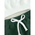 thumbnail image 6 of Zehjuhan Infant Baby Boy 2Pcs Cute Outfits, Toddler Long Sleeve Crew Neck  "MAMA'S BOY" Letter Print Sweatshirt+Pants Fall Winter Casual Clothes Set, 6 of 7