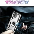 thumbnail image 4 of Designed for Motorola Moto G 5G (2024) Case, Military Grade Protective Phone Case Cover with Enhanced Metal Ring Kickstand [Support Magnet Car Mount] for Moto G 5G (2024), Silver, 4 of 7
