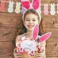 thumbnail image 1 of Home Decor Kit Decorations Easter Wreath Easter Bunny Butt Door Hanging Outdoor Spring Decor, 1 of 9