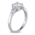 thumbnail image 3 of Everly Women's Created Sapphire 10K White Gold Engagement Ring, 3 of 6