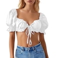 thumbnail image 1 of Summer Tube Tops For Casual And Party Wear Featuring Stylish Drawstring And Strap Design Perfectly Paired With Jeans For A Trendy Look, 1 of 5