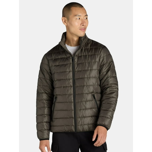 Big Chill Men’s Midweight Quilted Puffer Jacket, Sizes M-XXL