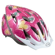 Schwinn Thrasher Lightweight Microshell Bicycle Helmet Featuring 360 Degree Comfort System with Dial-Fit Adjustment, Child, Pink/Hearts