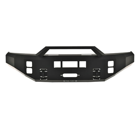 - ICI (Innovative Creations) FBM12FDN-RT Magnum Front Bumper; Double 3.5 in. Square; Incl. RT Series Light Bar; Optional Skid Plate Sold Separately;