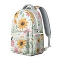 thumbnail image 6 of Sunflower and Butterfly Design School Backpack for Students Durable and Adjustable Strap Backpack with Artistic Yellow Floral Pattern, 6 of 6