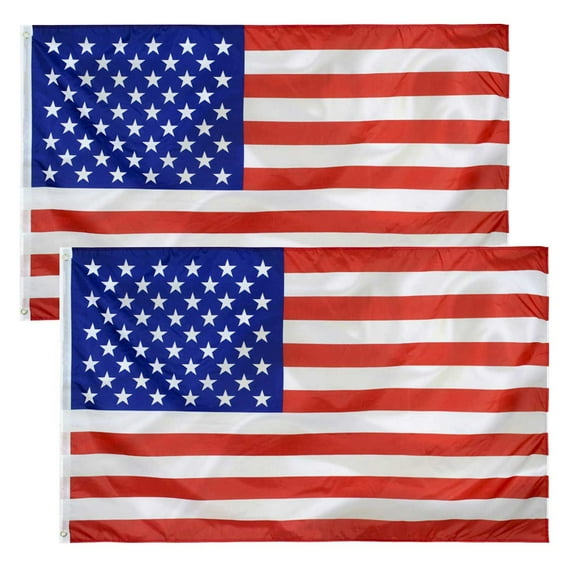 Replacement USA Flag (3 X 5 FT) Made of Durable 100D Heavy Polyester