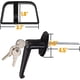 thumbnail image 5 of StartFine Kit de cerradura con manija en T Cerradura para puerta de cobertizo con 2 llaves y 2 tornillos Cerradura para puerta de casa de juegos y gallinero con vástago de 4-1/2" (mango en L de 4-1/2", 5 of 5