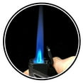 thumbnail image 5 of Prestige Import Group - Matrix Contemporary Design 3 Flame Torch Lighter with Built-In Punch Cutter - Color: Gun Metal, 5 of 6
