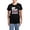 With Blue Strpe Pant, variant on - Eat Sleep Dance Repeat Women's Dark Pajamas - Women's Short Sleeve Print T-Shirt and Pants Dark Cotton Pajama Set