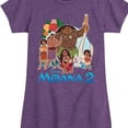 thumbnail image 3 of Moana 2 - Moana Group - Girl's Toddler And Youth Fitted Short Sleeve Graphic T-Shirt, 3 of 5