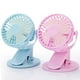 thumbnail image 4 of Inteprter Ventilador de mesa, miniventiladores portátiles de bajo ruido, rotación de 360 ​​grados, recargable por USB, refrigeración por aire para Electrodomésticos Rosa Inteprter HA3468-02B, 4 of 6