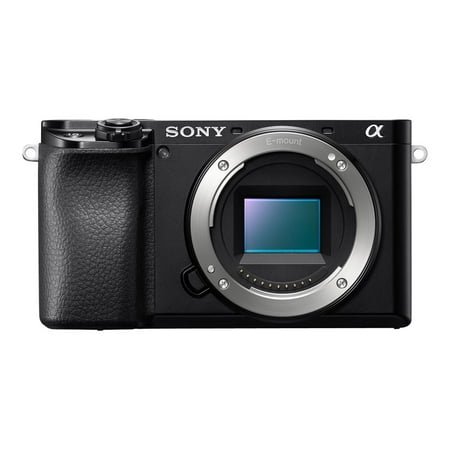 Sony a6100 ILCE-6100Y - Digital camera - mirrorless - 24.2 MP - APS-C - 4K / 30 fps - 3x optical zoom 16-50mm and 55-210mm lenses - Wi-Fi, NFC, Bluetooth