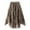 Khaki, variant on Women A-Line Fairy Elastic Waist Tulle Midi Skirt High Waist Skirts Mesh Dress Solid Color Irregular Yarn Skirt Flowy Swing Skirts