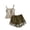 Army Green, variant on Women's Lace Trim Relaxed Fit Two-Piece Sleepwear Set, V-Neck Cami Top with Matching High Waist Shorts, Comfortable Nightwear for Women
