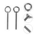 thumbnail image 6 of Milisten 2Pcs Stainless Steel Eye Bolt Anchor Heavy Duty for Outdoor and Industrial Use, 6 of 8