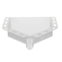 CIMAXIC Drip Tray For Air Conditioners Leak Prevention White Plastic 1 Set For Air Conditioner Units