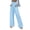 Blue, variant on Aayomet Work Pants for Women Womens Casual Solid Color Loose Pockets Elastic Belt Waist Pants Suits for Women Business Casual,Navy XXL