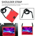 thumbnail image 5 of Allytechgroup Shockproof Case for Apple iPad A16 11th Gen 11" 2025/ iPad 10th Gen 10.9" 2022, Heavy Duty Protection Stand Hand Strap Shoulder Strap Bumper Rugged Kids Friendly Case Cover,Red, 5 of 5