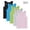 Multicolor B, variant on 5 Pack Boys Girls Tank Tops Cotton Undershirts Sleeveless Crew Neck Kids Tank Tops for Toddlers Multicolor H 2 Years