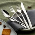 thumbnail image 4 of HOMEHUT 40-Pieces Flatware Set - Gold Cutlery Set Service for 8 People, 18/10 Premium Stainless Steel Silverware Cutlery, 24 Karat Gold-plated, 296M, 4 of 8