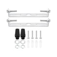 thumbnail image 1 of Unique Bargains 90mm Ceiling Light Plate Kit Light Fixture Mounting Bracket Plate Steel Crossbar for Pendant Wall Light 2 Set, 1 of 7