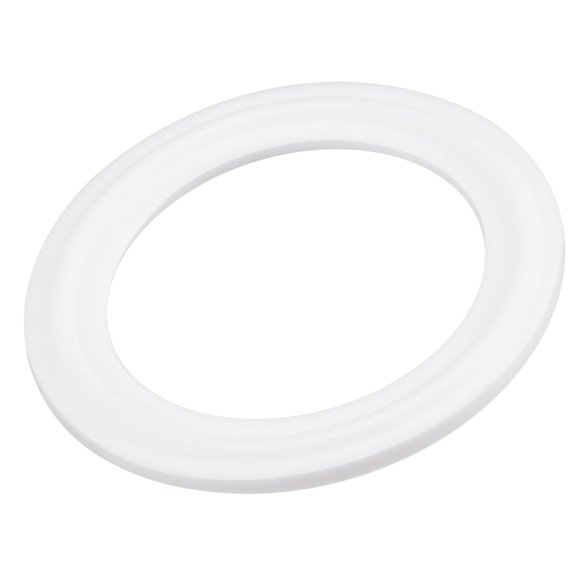 Unique Bargains 1.5' PTFE Gasket Flange O-Ring for Vacuum Clamp White 2 Count