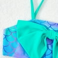 thumbnail image 7 of Chenglor Tail Set For Girls Mermand Mermaiii Merwoman Beauty Fish 3 Piece Girls Swimsuit Bathing Suits Bikini 4 7Y #Sky Blue 5-6 Years, 7 of 7