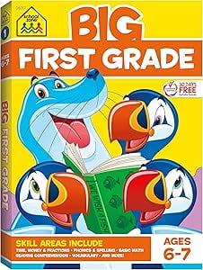 School Zone, Second Grade Workbook, 9780887431487, Kids Learning