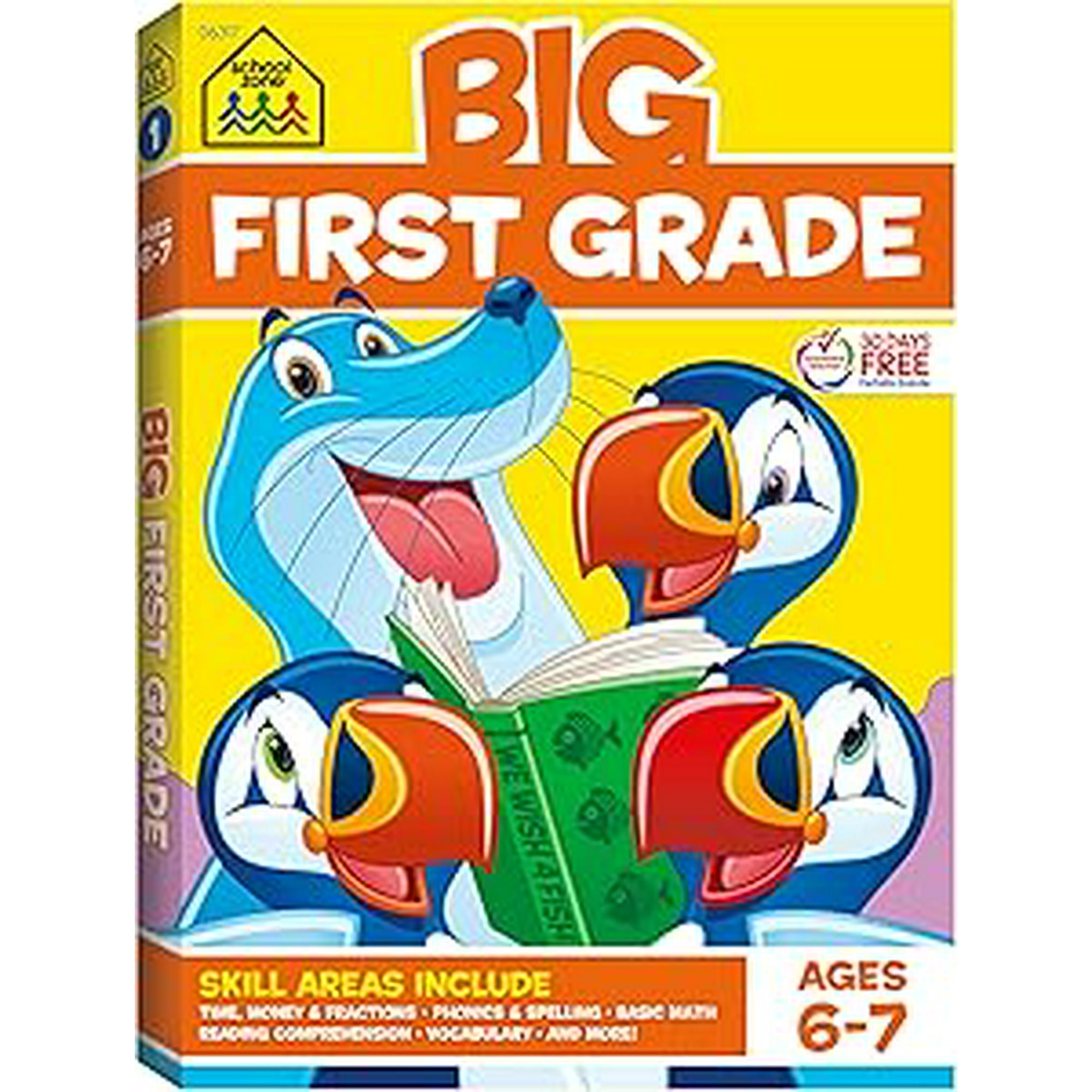 School Zone Big First Grade Workbook (Revised edition) (Paperback)
