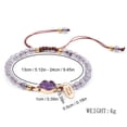 thumbnail image 2 of Bracelet Jonc Tissé à Perles Breloque Poignet pour Filles Accessoires et Vacances, 2 of 5