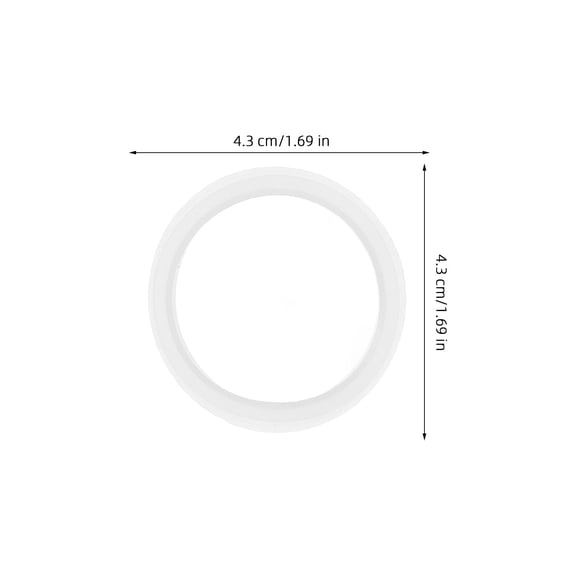 SEWCHICS 10Pcs Kitchen Sink Drain Gasket Seal Rings Made from Silicone for Performance