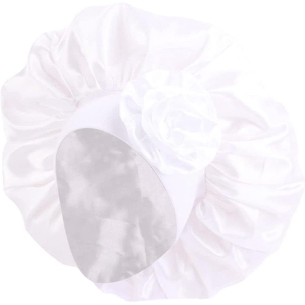 2023 - Gorra de béisbol de piel con forro de satén, ajuste holgado y ajustado Blanco Talla Única Blanco Talla Única Xishao ropa