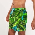 thumbnail image 5 of guisaled Mens Swim Trunks Swimming Trunks for Men Big and Tall Beach Shorts Quick Dry Elastic Waist Board Shorts Fashion Hawaii Printed Swimwear, 5 of 6