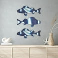 thumbnail image 5 of Americanflat Two Metal Birds Wall Decor Set - 2 X 12.5" Birds as Outdoor Metal Wall Art Decroations - Modern Style Wall Hanging Decor for Patio, Garden - Metal Indoor Wall Art, 5 of 6