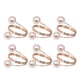 thumbnail image 5 of Paquete de 6 servilleteros de hierro metálico Billuyoard para Decoración oro rosa, 5 of 6
