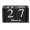 Black, variant on Hilitand Vintage Wooden Calendar Desktop Wood Block Month Date Display Home Office Decoration