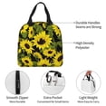 thumbnail image 3 of Yiaed Sunflowers In Vintage Print Insulated Lunch Bag Reusable Cute Tote Lunch Box, Leakproof Cooler Lunch Bags for Work Office Travel School Picnic, 3 of 5