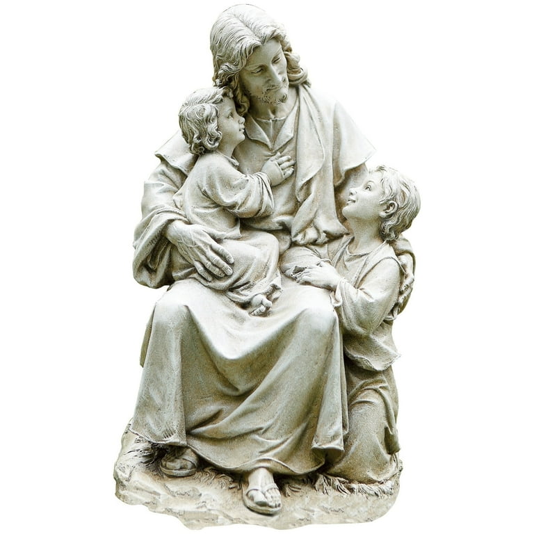 Christian Brands VG041 Jesus with Children Garden Statue - Walmart.com