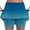Blue, variant on FASHOFT Tennis Skirts For Women Mid Rise Gradient Two Piece Skort With Pockets Elastic For Leisure And Sports Activities Womens Athletic Skirt Blue