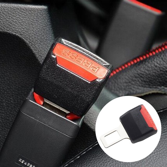 Star Home 1 Pair Seat Belt Buckles Stainless Steel Extension Plug