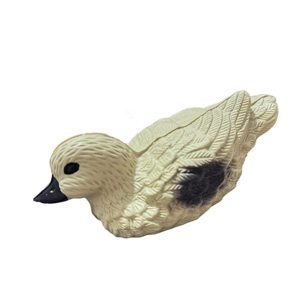 Adorno decorativo de pato de lago, decoración de estanque, estatua de animal para césped, estanque, natación Amarillo