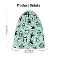thumbnail image 4 of Honeii Winter Skiing Penguin Print Kids Knit Beanie Watch Hat ,Knit Cap for Boys and Girls, 4 of 7