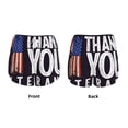 thumbnail image 5 of Picia Veterans Day2 Pattern Women's 2 in 1 Athletic Running Shorts High Waisted Workout Casual Gym Sweat Shorts with Comfy Liner Zipper Pockets-X-Large, 5 of 9