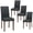Gray, variant on Arlopu Dining Chairs Set of 4, Upholstered Parsons Dining Chairs with Nailhead Trim, Solid Wood Legs & Padded Seat, Side Chair for Kitchen, Dining Room, Living Room