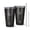 Black Gothic Sun, variant on 16oz Tumblers Navy Floral Skull Pattern Stainless Steel Vacuum Insulated Double Wall Travel Tumbler Cups Mug with Lid and Straw,Cleaning Brush for Coffee,Tea