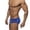 Blue, variant on Swimsuit Men Men's Bodybuilding Swim Trunks Gradient Design Comfortable Elastic Beach Shorts for Swimming and Water Sports Size:L