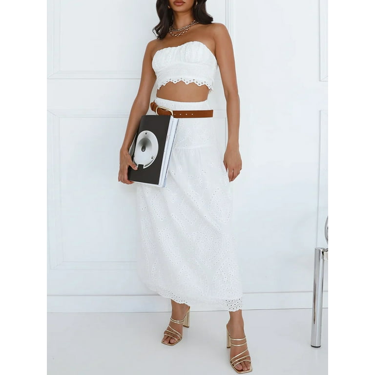 Sexy Solid With Bow Contrast Strapless Wrapped Skirt Dresses Sexy Solid With Bow Contrast Strapless Wrapped Skirt Dresses