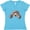Aqua, variant on Inktastic KiniArt Sloth Women's V-Neck T-Shirt